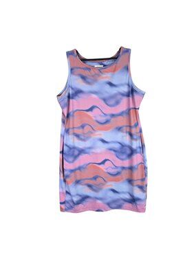 Womens Columbia Sleeveless Multicolor Tie-Dye Dress Polyester Stretch Size XL